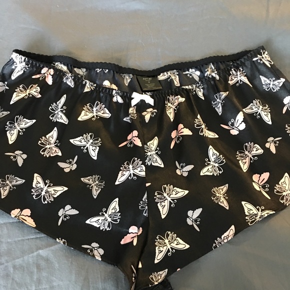 2-Piece Shortie Pajama Set, Pink/Black, Apt. 9 size M - Picture 5 of 9